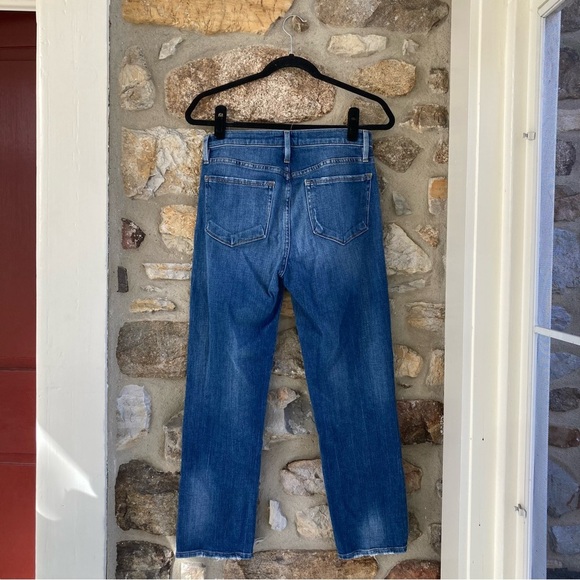 🌟 FRAME Denim Le Nouveau Straight Leg Crop Jeans Waltham Womens 27 - Picture 6 of 12